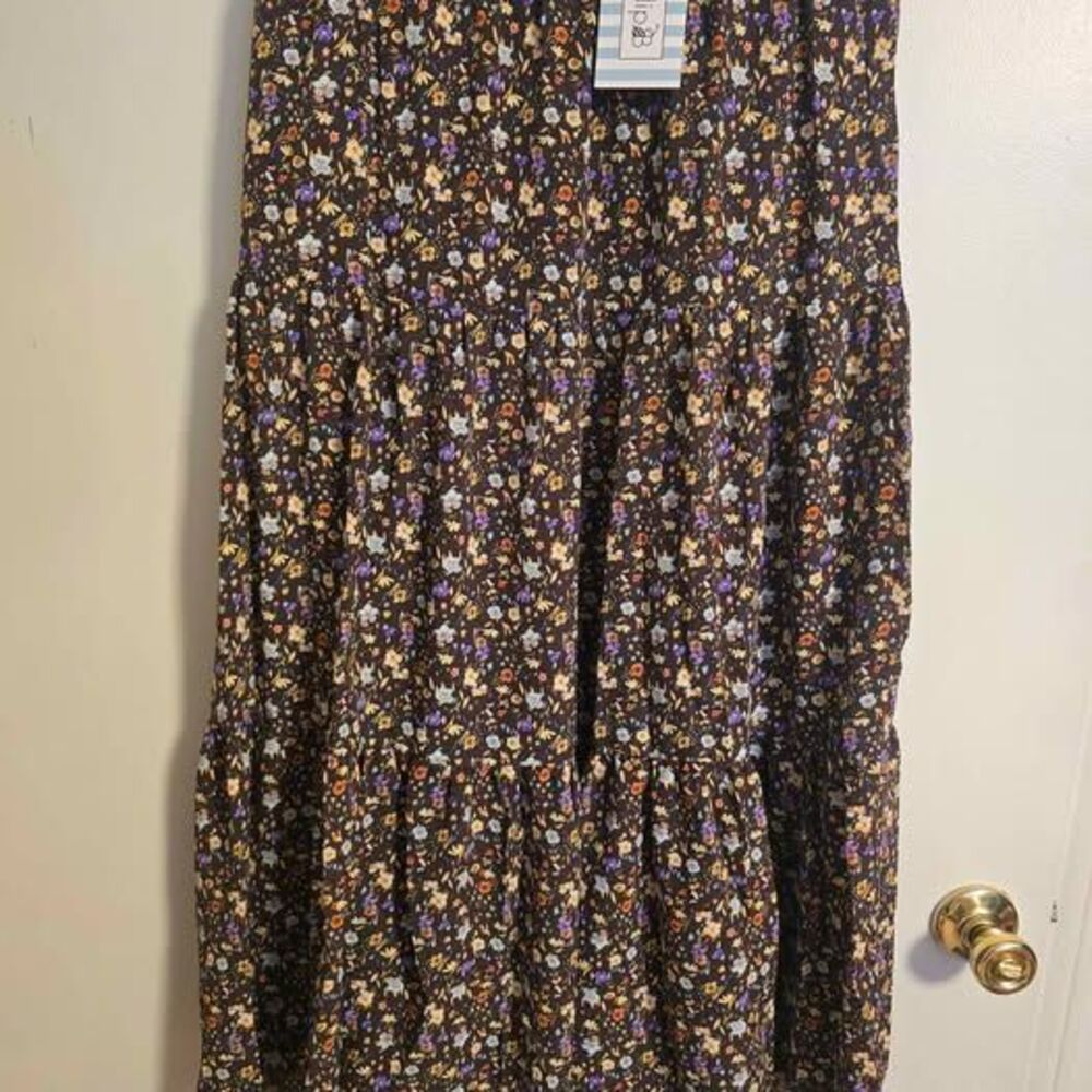 NWT Size Small Tulip B Floral Maxi Skirt